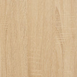 3 Piece TV Cabinet Set Sonoma Oak Engineered Wood - Rear View
