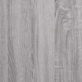 3 Piece TV Cabinet Set Grey Sonoma Engineered Wood - Rear View