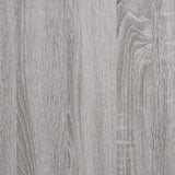 3 Piece TV Cabinet Set Grey Sonoma Engineered Wood - Rear View