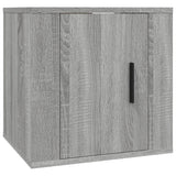 5 Piece TV Cabinet Set Grey Sonoma Engineered Wood - Rear View