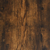 4 Piece TV Cabinet Set Smoked Oak Engineered Wood - Rear View