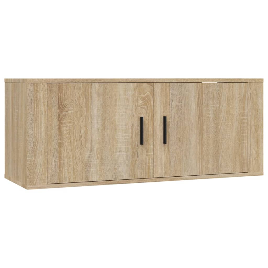 5 Piece TV Cabinet Set Sonoma Oak Engineered Wood