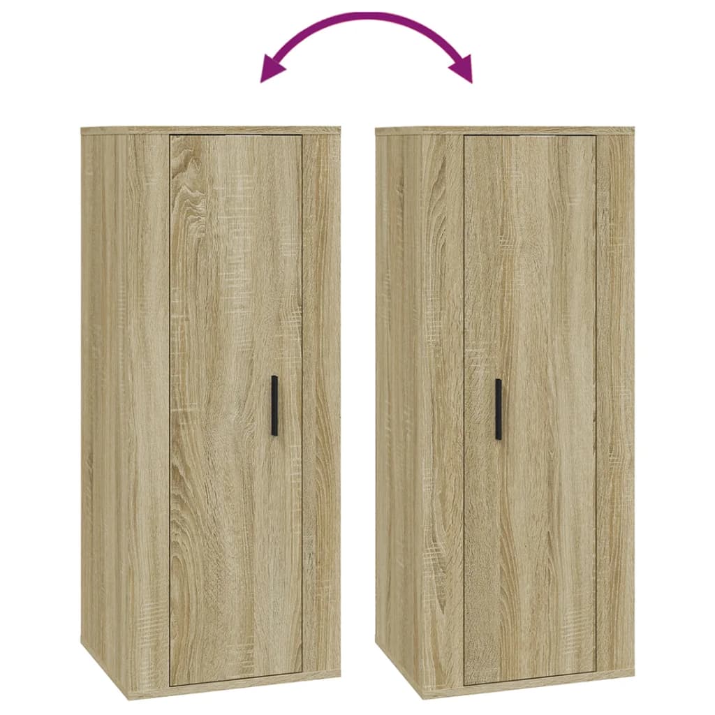 5 Piece TV Cabinet Set Sonoma Oak Engineered Wood