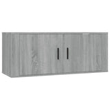 5 Piece TV Cabinet Set Grey Sonoma Engineered Wood - Top-Down View