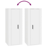 5 Piece TV Cabinet Set White Engineered Wood