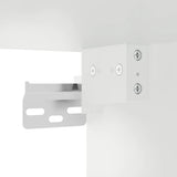 5 Piece TV Cabinet Set High Gloss White Engineered Wood - Extra Image