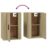 5 Piece TV Cabinet Set Sonoma Oak Engineered Wood - Low Angle