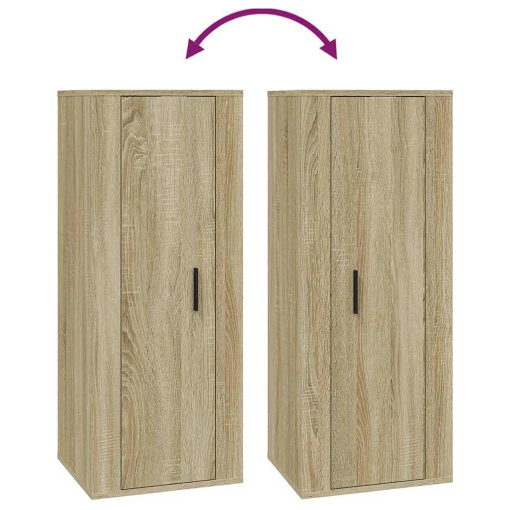 5 Piece TV Cabinet Set Sonoma Oak Engineered Wood