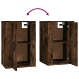 5 Piece TV Cabinet Set Smoked Oak Engineered Wood - Low Angle