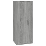 5 Piece TV Cabinet Set Grey Sonoma Engineered Wood - Rear View