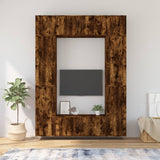 8 Piece TV Cabinet Set Smoked Oak Engineered Wood