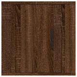 8 Piece TV Cabinet Set Brown Oak Engineered Wood