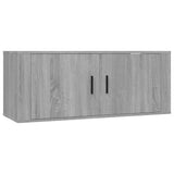 5 Piece TV Cabinet Set Grey Sonoma Engineered Wood - Top-Down View