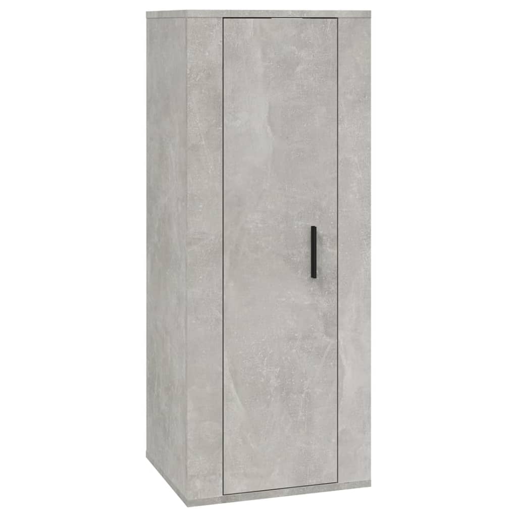 6 Piece TV Cabinet Set Concrete Grey Engineered Wood