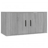 6 Piece TV Cabinet Set Grey Sonoma Engineered Wood - Top-Down View