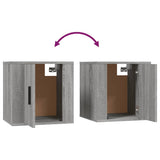 6 Piece TV Cabinet Set Grey Sonoma Engineered Wood - Close-Up Angle