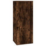 4 Piece TV Cabinet Set Smoked Oak Engineered Wood - 45-Degree Angle