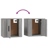 8 Piece TV Cabinet Set Grey Sonoma Engineered Wood - Close-Up Angle