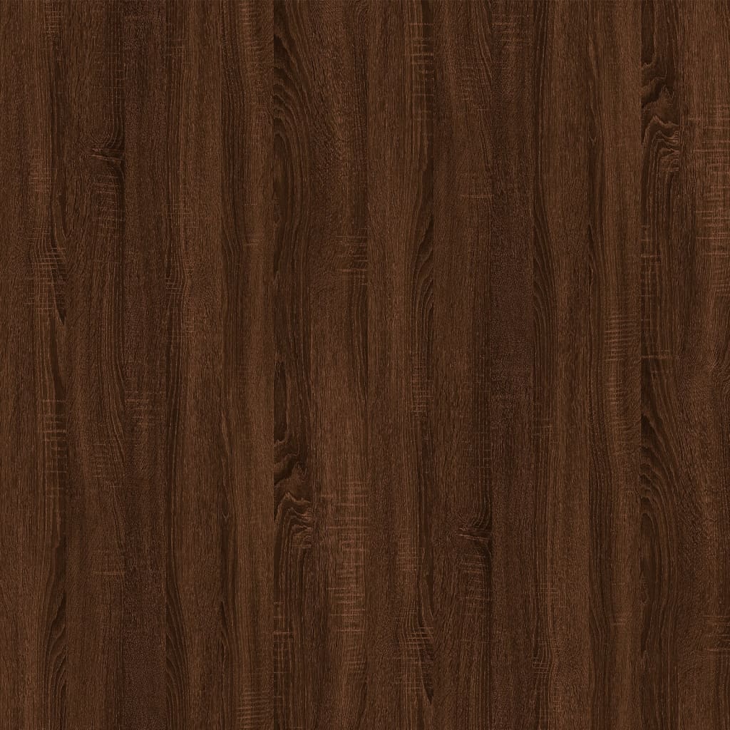 7 Piece TV Cabinet Set Brown Oak Engineered Wood