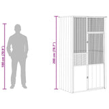 Bird Cage Anthracite 115x78x200 cm Galvanised Steel - Extra Image