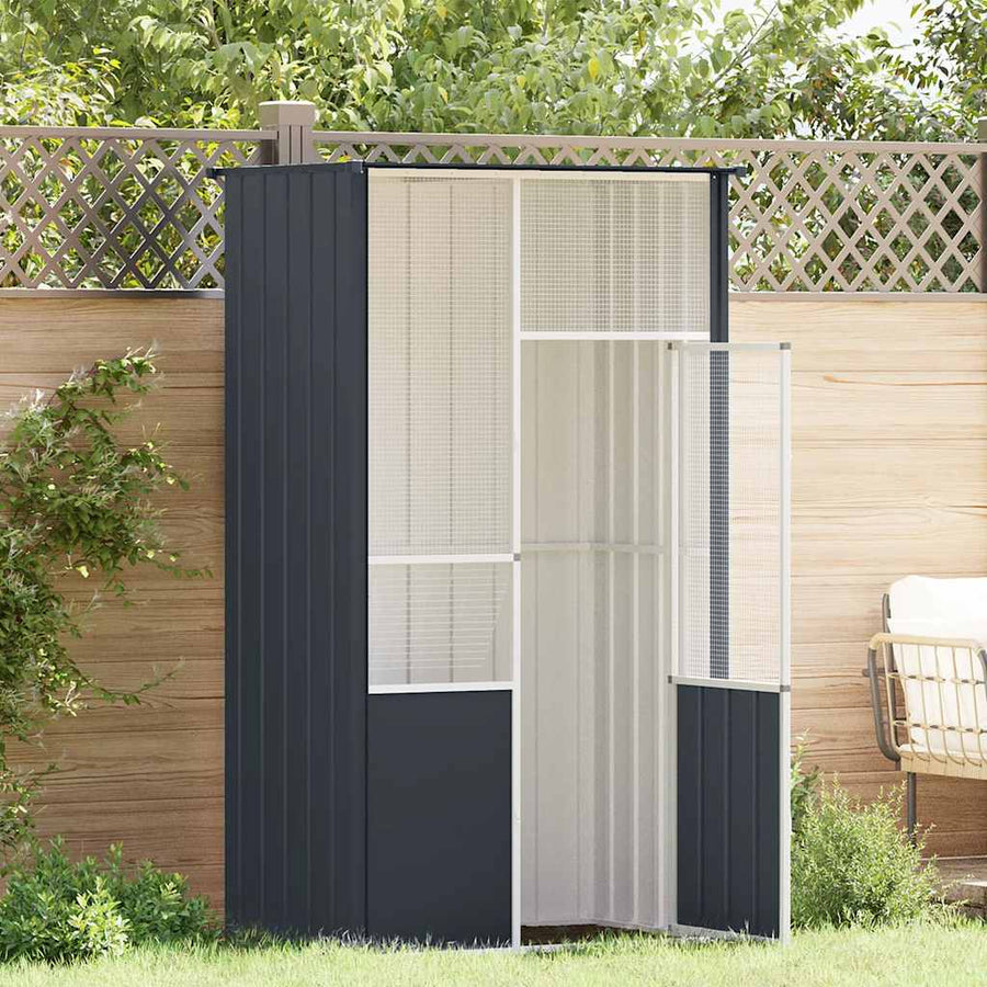 Bird Cage Anthracite 115x78x200 cm Galvanised Steel