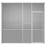 Bird Cage Grey 215x78x200 cm Galvanised Steel