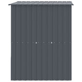 Dog House with Roof Anthracite 165x153x181 cm Galvanised Steel - Top-Down View