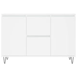 Sideboard White 101.5x35x70 cm Engineered Wood