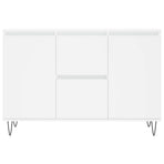 Sideboard White 101.5x35x70 cm Engineered Wood