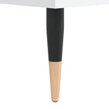 Bedside Cabinet White 40x35x47.5 cm Engineered Wood