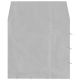 Outdoor Dog Kennel with Roof Silver 2x2x2.5 m Galvanised Steel - Top-Down View