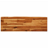 Bench with Live Edge 110 cm Solid Wood Acacia