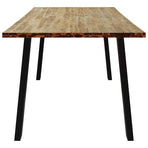 Dining Table 150x90x75 cm Solid Wood Acacia