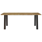Dining Table 200x90x75 cm Solid Wood Acacia