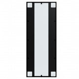 Wall Mirrors 2 pcs Black 100x40 cm Metal - 45-Degree Angle