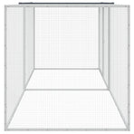 Chicken Cage with Roof Anthracite 203x98x90 cm Galvanised Steel