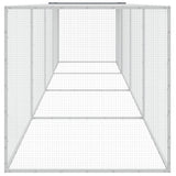 Chicken Cage with Roof Anthracite 403x98x90 cm Galvanised Steel
