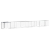 Chicken Cage with Roof Anthracite 803x98x90 cm Galvanised Steel