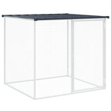 Chicken Cage with Roof Anthracite 403x98x90 cm Galvanised Steel