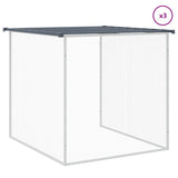 Chicken Cage with Roof Anthracite 403x98x90 cm Galvanised Steel