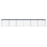 Chicken Cage with Roof Anthracite 603x98x90 cm Galvanised Steel