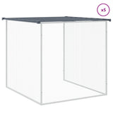Chicken Cage with Roof Anthracite 603x98x90 cm Galvanised Steel
