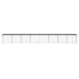 Chicken Cage with Roof Anthracite 803x98x90 cm Galvanised Steel