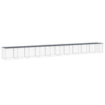 Chicken Cage with Roof Anthracite 1003x98x90cm Galvanised Steel