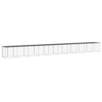 Chicken Cage with Roof Anthracite 1003x98x90cm Galvanised Steel