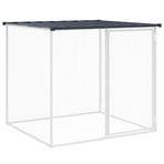 Chicken Cage with Roof Anthracite 1003x98x90cm Galvanised Steel