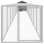 Chicken Cage with Run Anthracite 117x1017x123 cm
