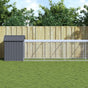 Chicken Cage with Run Anthracite 117x1017x123 cm