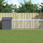 Chicken Cage with Run Anthracite 117x1221x123 cm