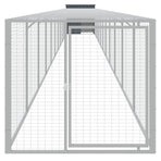 Chicken Cage with Run Anthracite 110x1221x110 cm